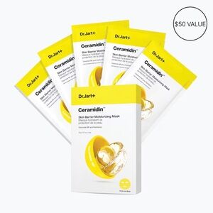 Dr. JART+ Ceramidin Skin Barrier Moisturizing Mask - 5 Pack